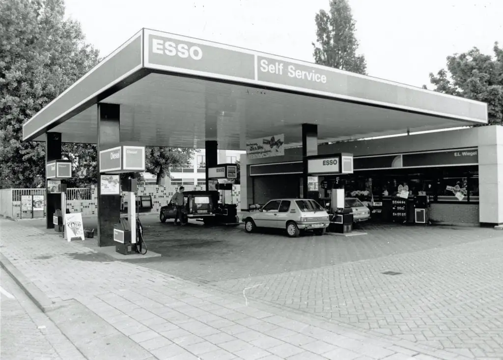 Benzinestation in Bussum