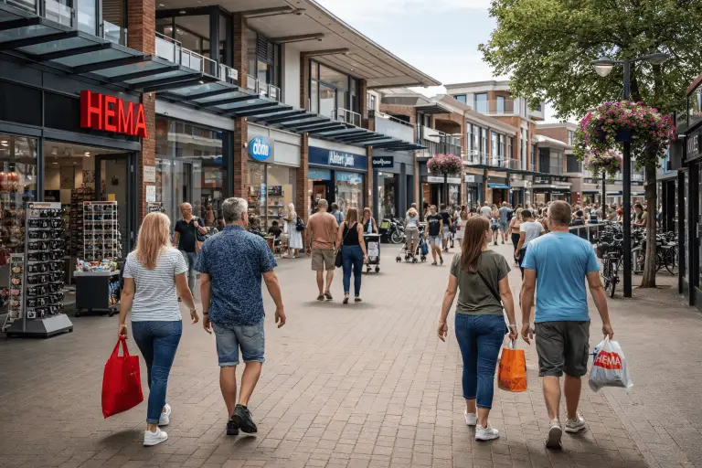 Winkelcentrum in Bussum