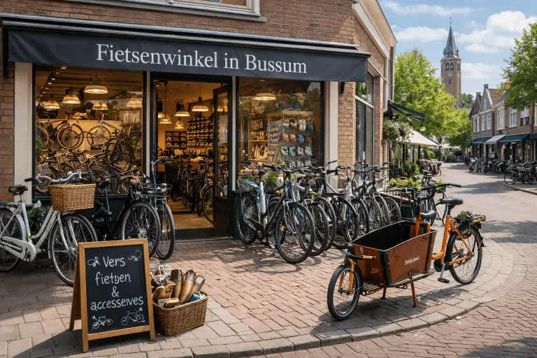 Fietsenwinkel in Bussum
